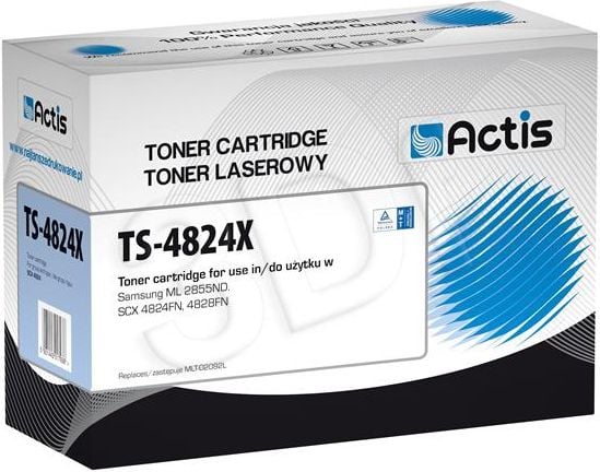 Toner Negru, Actis, Toner, Pentru Samsung SCX-4824FN Samsung SCX-4828FN Samsung ML-2855ND, 5000 pagini