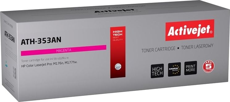 Toner Activejet Toner Activejet ATH-353AN (înlocuitor HP 205A CF353A; Supreme; 1.100 de pagini; roșu)