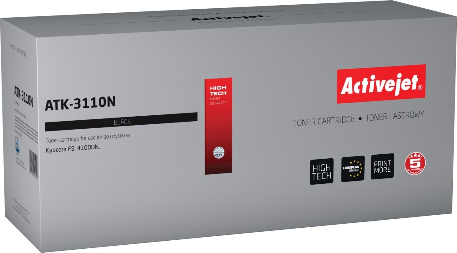 Toner Activejet Toner Activejet ATK-3110N (de înlocuire Kyocera TK-3110; Supreme; 15.500 de pagini; negru)