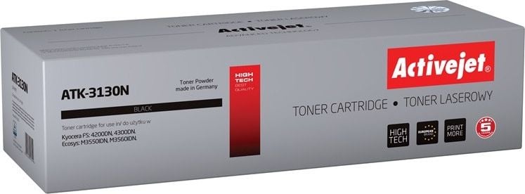 Toner Activejet Toner Activejet Activejet ATK-3130N (de înlocuire Kyocera TK-3130; Supreme; 25.000 de pagini; negru)