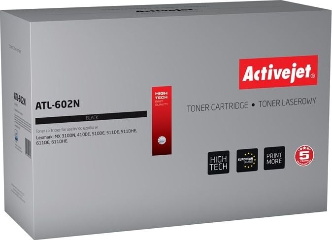 Toner Activejet Toner Activejet ATL-602N (de înlocuire Lexmark 60F2H00; Supreme; 10.000 de pagini; negru)