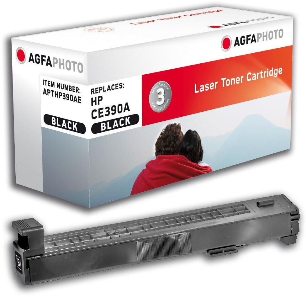 Cartuș de toner compatibil AgfaPhoto AGFCE390AE negru 90A (APTHP390AE)