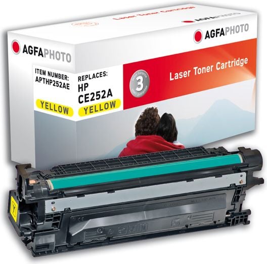 Toner imprimanta agfaphoto APTHP252AE toner / CE252A (galben)