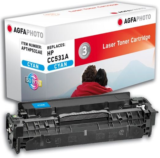 Cartuș de toner AgfaPhoto APTHP531AE compatibil cian 304A (APTHP531AE)