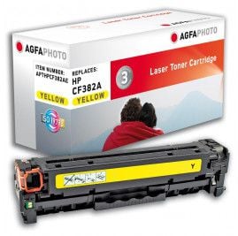 Toner imprimanta agfaphoto inlocuire toner CF382A HP, galben (APTHPCF382AE)