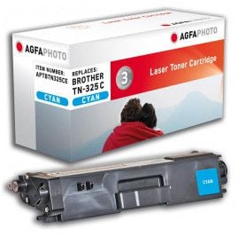 Toner imprimanta agfaphoto inlocuirea toner Brother TN-325C, cyan (APTBTN325CE)