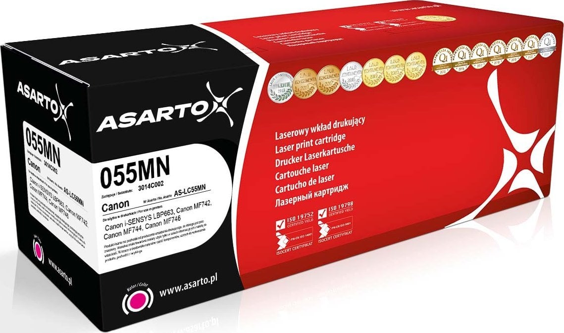 Cartuș de toner Asarto magenta compatibil CRG-055 (AS-LC55MN)