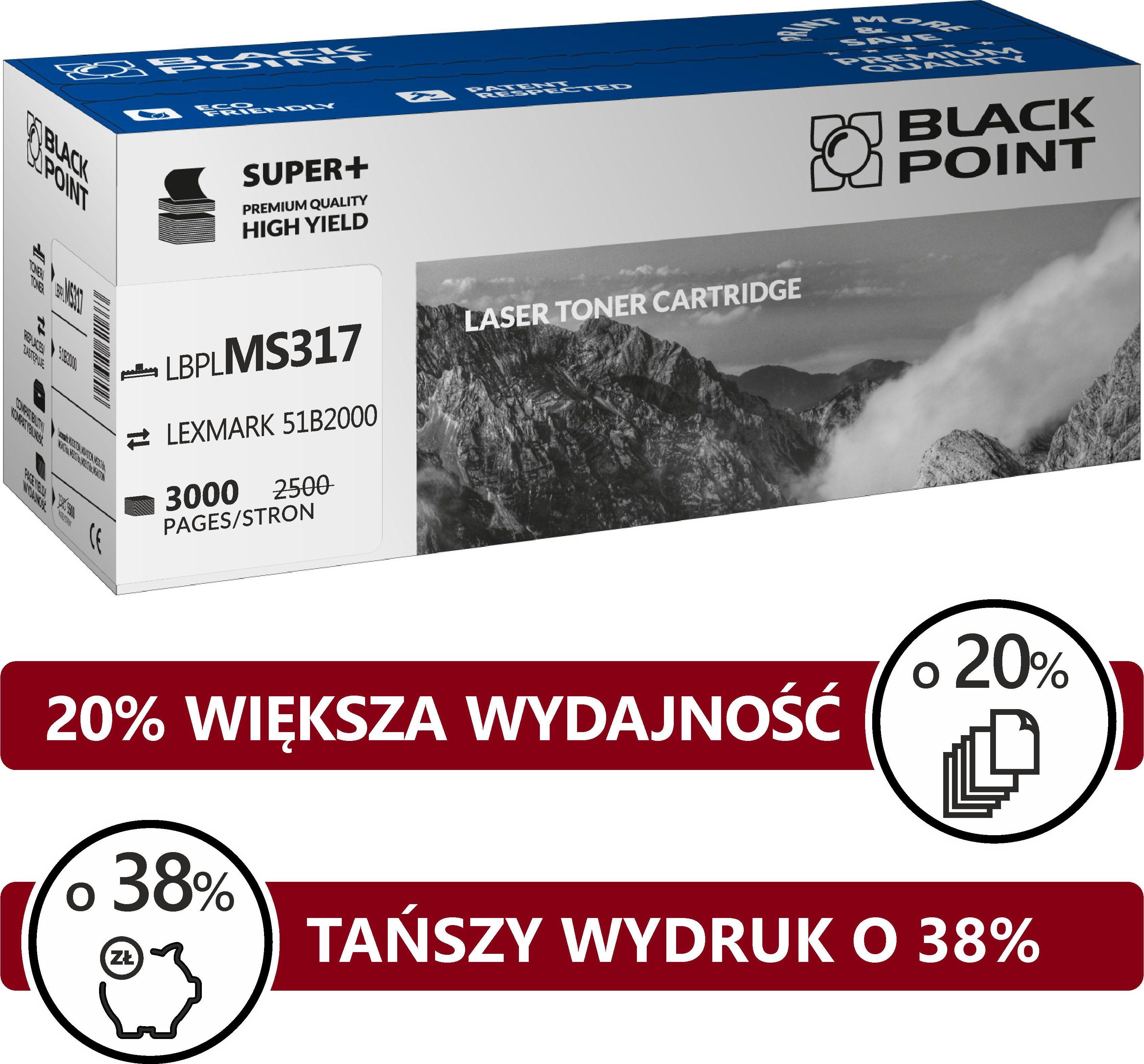 LBPLMS317 toner negru (51B2000)