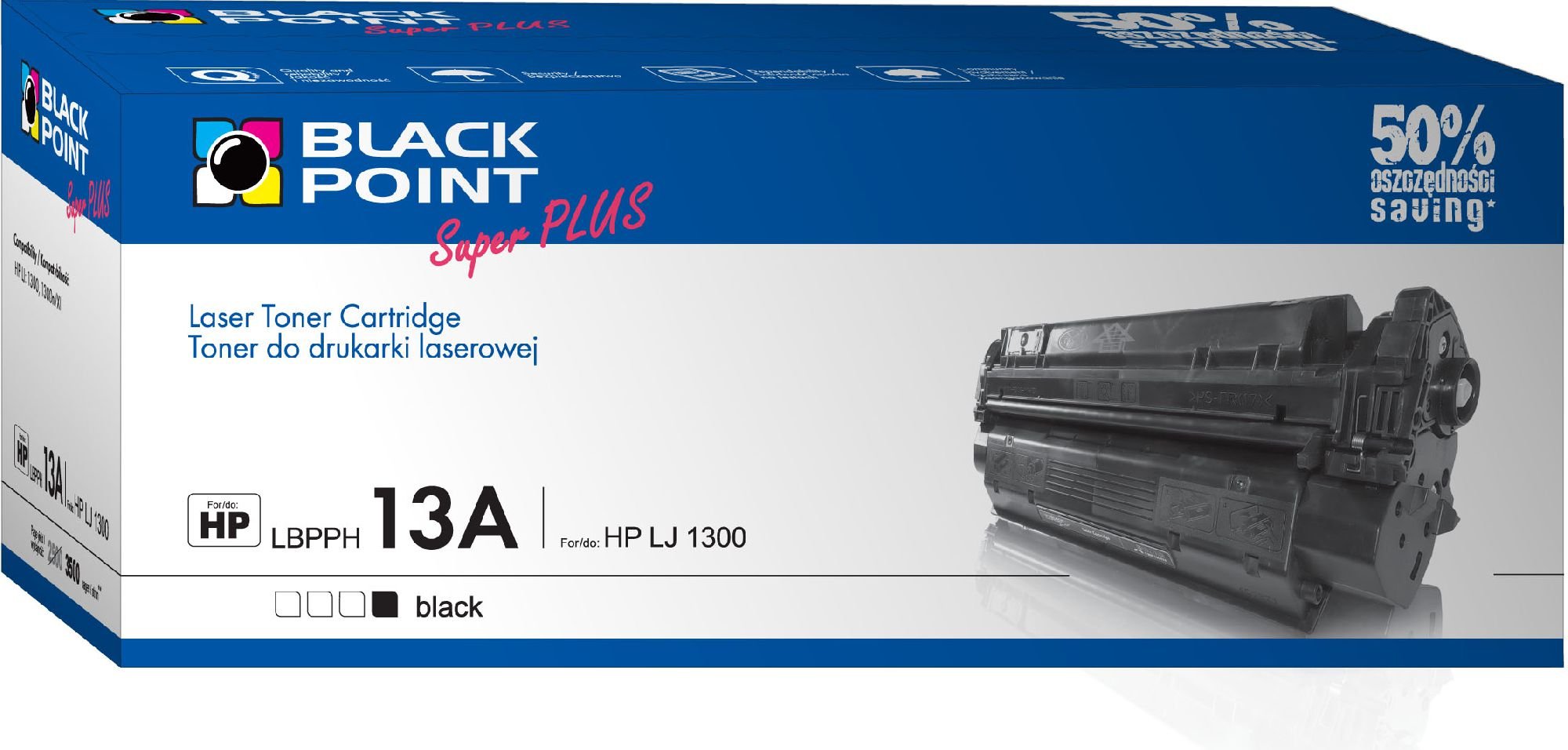 Toner Negru, Black Point, Toner, Pentru HP LaserJet 1300, 3300 pagini