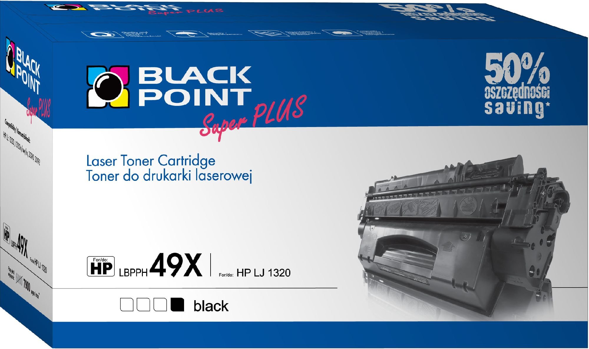 Toner imprimanta black point Toner LBPPH49X / Q5949X (negru)