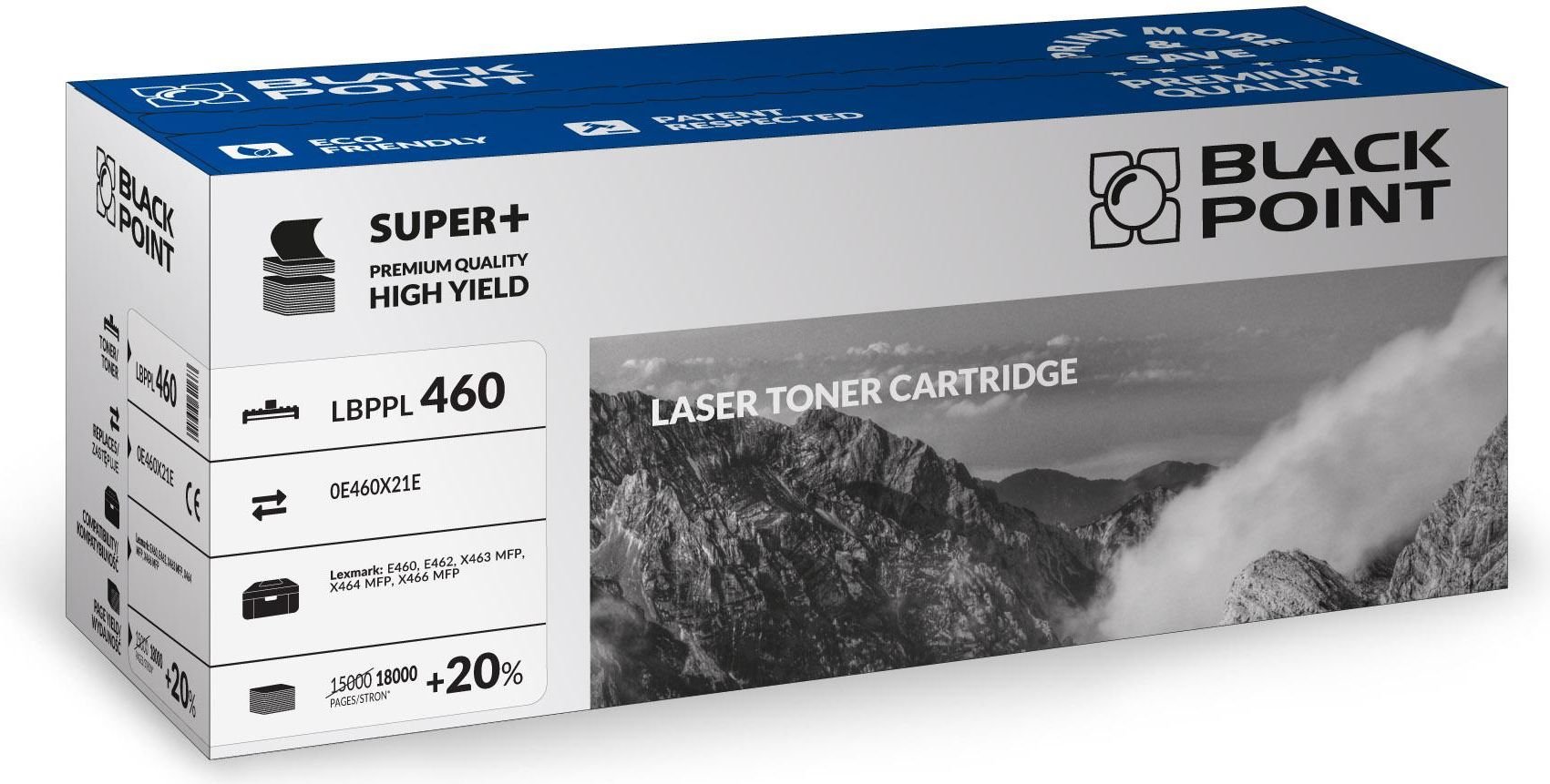 Toner imprimanta black point LBPPL460 (E460X11E / E460X21E) - LBPPL460