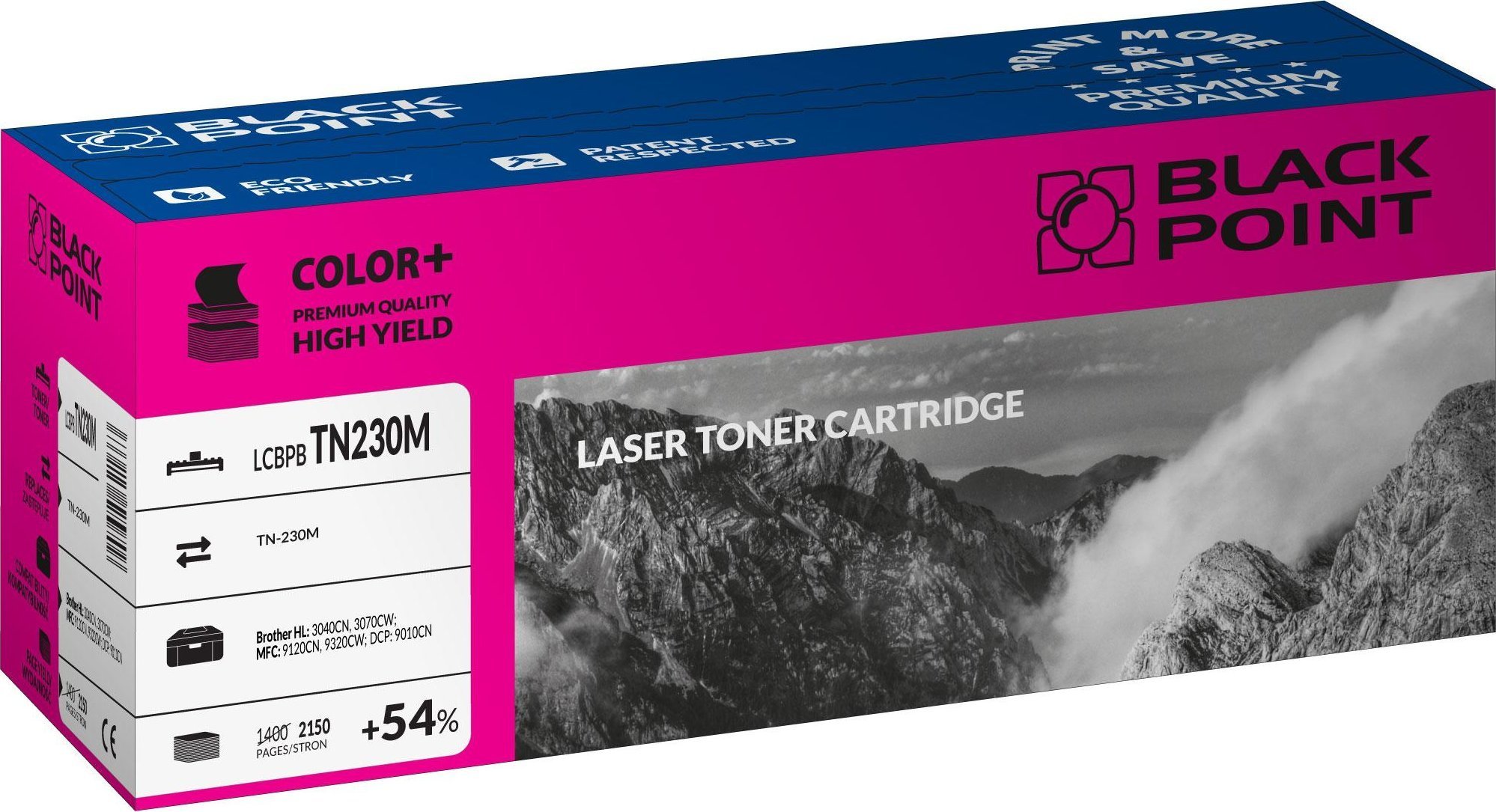 Toner Magenta, Black Point, Toner, Pentru Brother HL-3040 Brother DCP-9010 Brother HL-3070 Brother MFC-9120 Brother MFC-9320, 1400 pagini