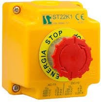 Toner butonul de urgență prin rotirea 1Z 1R (ST22K1-1)