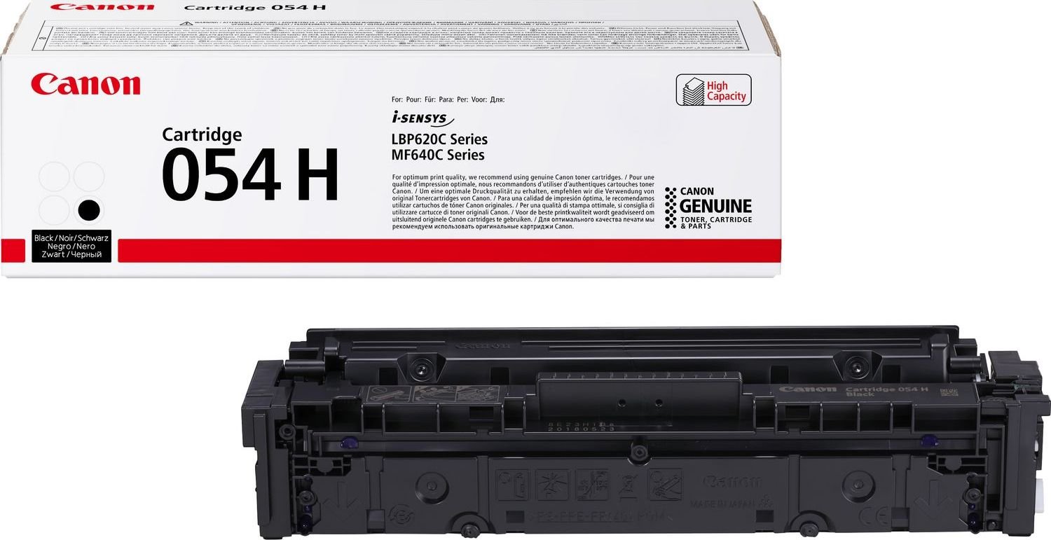 Toner original Canon CRG054H, negru, 3100 pagini