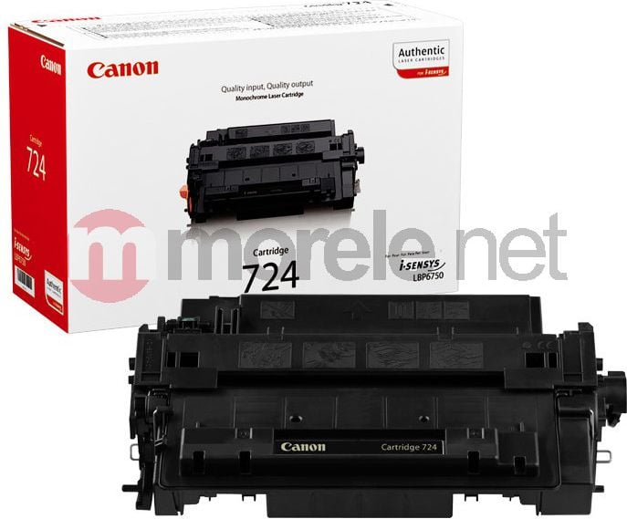 Cartuș de toner Canon CRG-724 negru original (3481B002)
