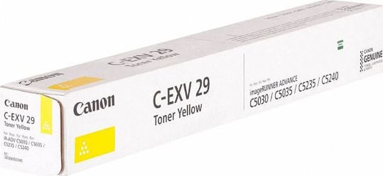 Toner Canon EXV29Y, yellow, capacitate 27000 pagini, pentru IR Advance C5030/5035