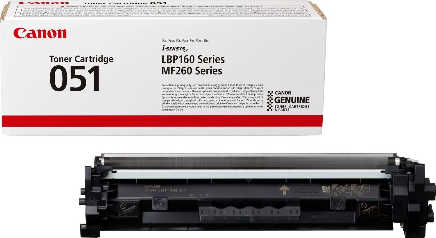 Toner Cartridge Canon Crg051 Black - 1700 pagini