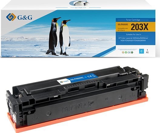 Toner Cyan compatibil 203X (NT-PH203XC)