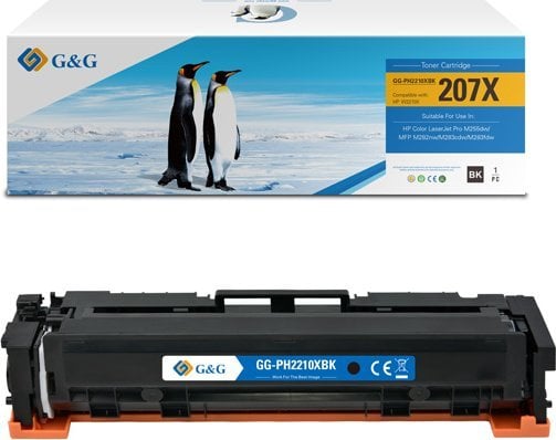 Cartuș de toner compatibil G&G Black 207X (NT-PH2210XBK)