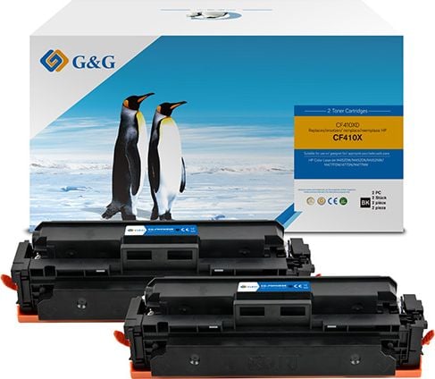 Cartus Toner G&G compatibil cu HP CF410X, 6500 pag, black