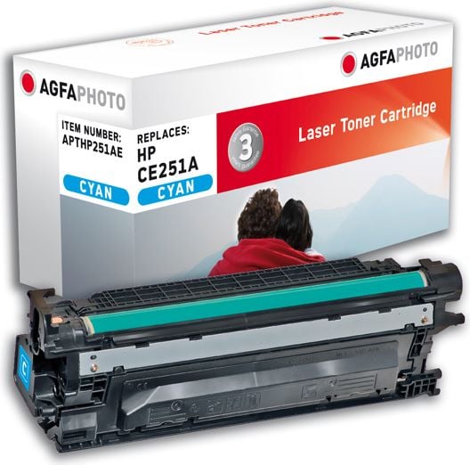 Toner imprimanta agfaphoto APTHP251AE Toner / CE251A (Cyan)