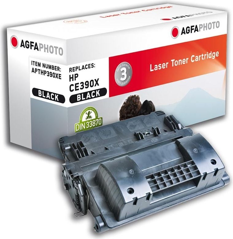 Toner imprimanta agfaphoto APTHP390XE Toner / CE390X (Negru)
