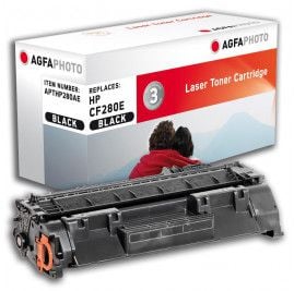 Toner imprimanta agfaphoto inlocuire toner CF280A HP, negru (APTHP280AE)