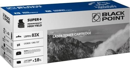 Toner imprimanta black point LBPPH83X (CF283X / CRG-737) - LBPPH83X