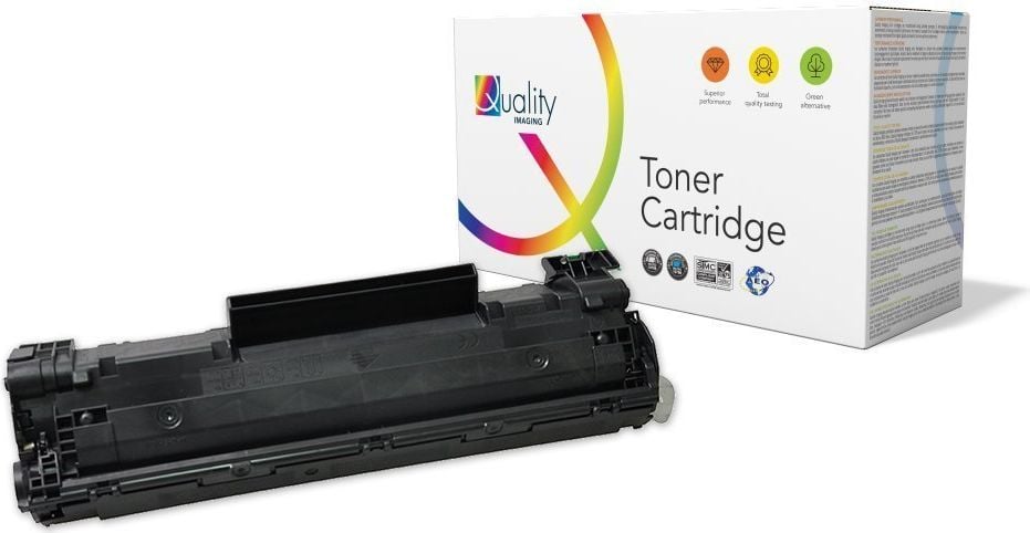 Toner imprimanta quality imaging Toner QI-HP2095 / CB436A (negru)