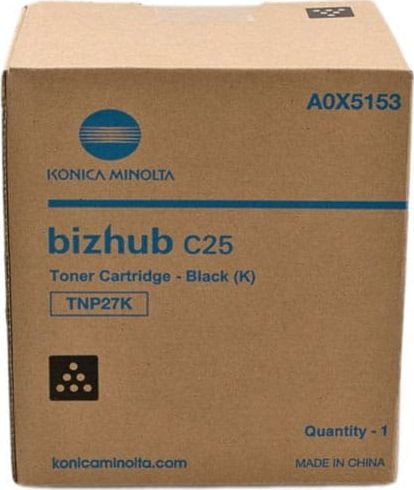 Cartus cu toner , Konica Minolta , TNP27K , Bizhub C25 , 6000 , negru