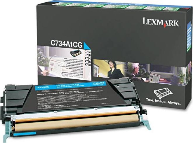 Toner Lexmark 0C734A1CG Cyan