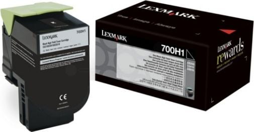 Toner Lexmark 70C0H10 Negru