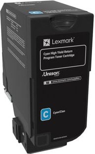 Toner Lexmark 74C2HC0 Cyan Oryginał (74C2HC0)