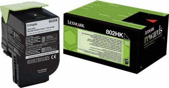 Toner Lexmark 80C2HK0 Negru