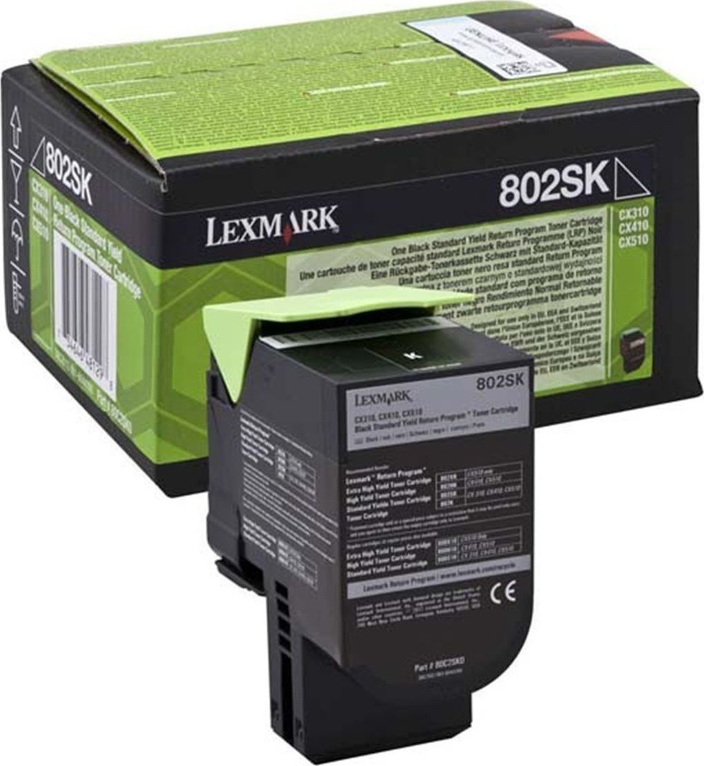 Toner Lexmark 80C2SK0 Negru