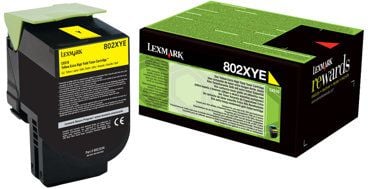 Cartus toner Lexmark 80C2XYE, galben, 4 k - 80C2XYE