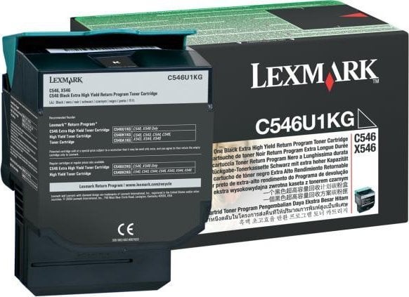 Cartuș de toner Lexmark C546U1KG negru original (C546U1KG)