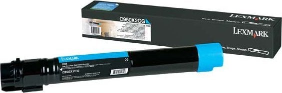 Cartus toner Lexmark C950X2CG, cyan, 22 k, C950de