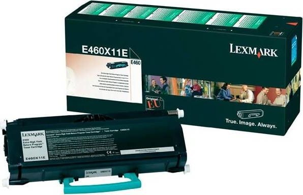 Toner Lexmark E460X31E, Black