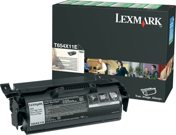 Toner Lexmark T654X11E Negru