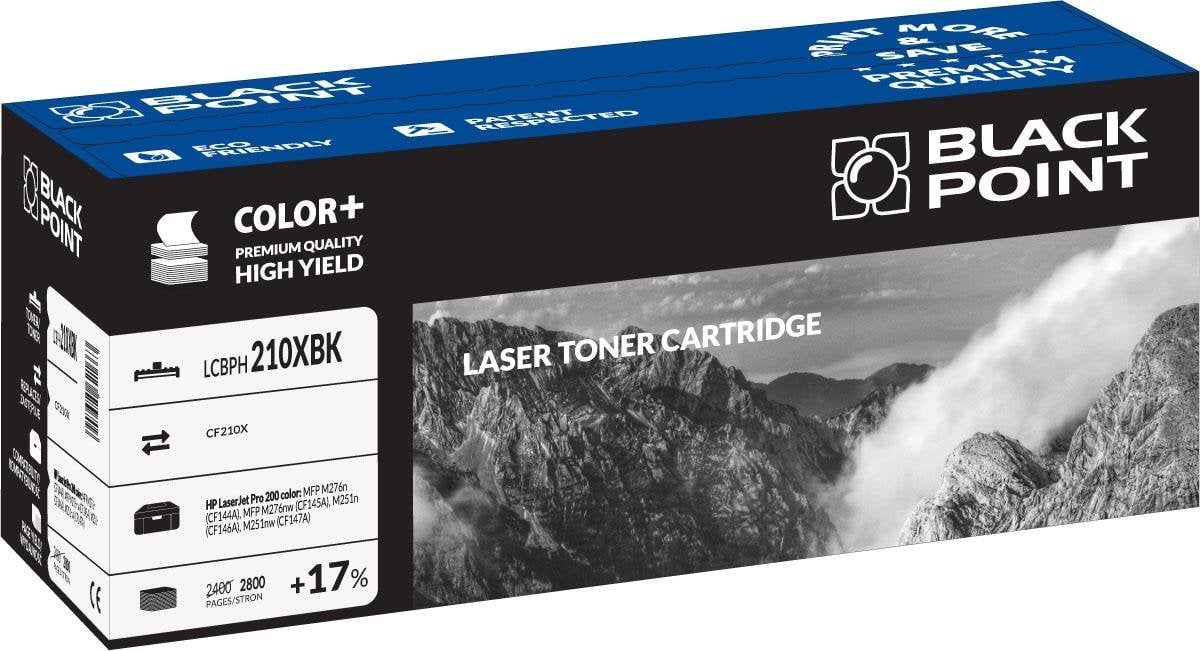 Toner Negru, Black Point, Toner, Pentru HP LaserJet Pro 200 color M251n HP LaserJet Pro 200 color M251nw HP LaserJet Pro 200 color MFP M276n HP LaserJet Pro 200 color MFP M276nw, 2800 pagini