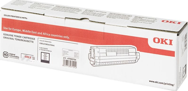 Cartuș de toner OKI 47095704 Negru Original (47095704)