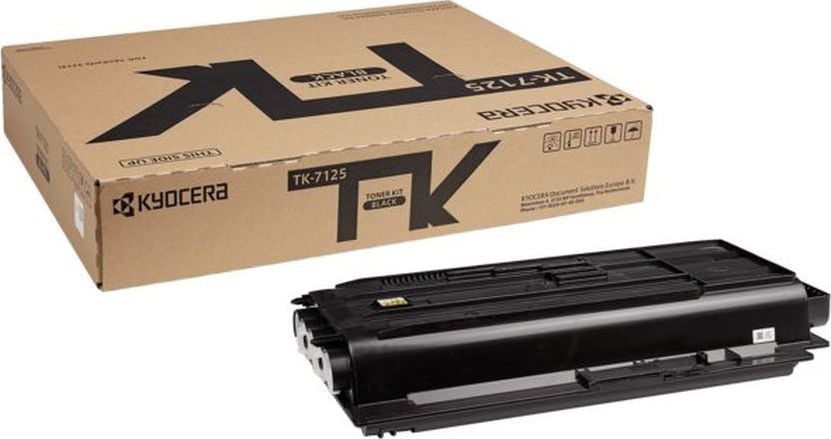 Toner Original Kyocera compatibil TK-7125, Black, 20000, pagini compatibil cu TASKalfa 3212i