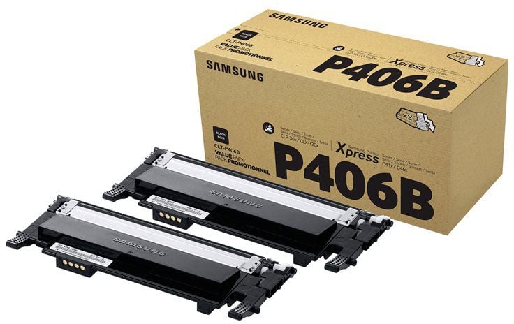 Cartuș de toner Samsung CLT-P406B negru original (SU374A)