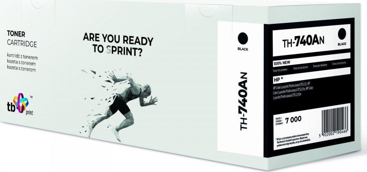 Toner TB Print Toner pentru HP CLJ CP5225 TH-740AN negru 100% nou