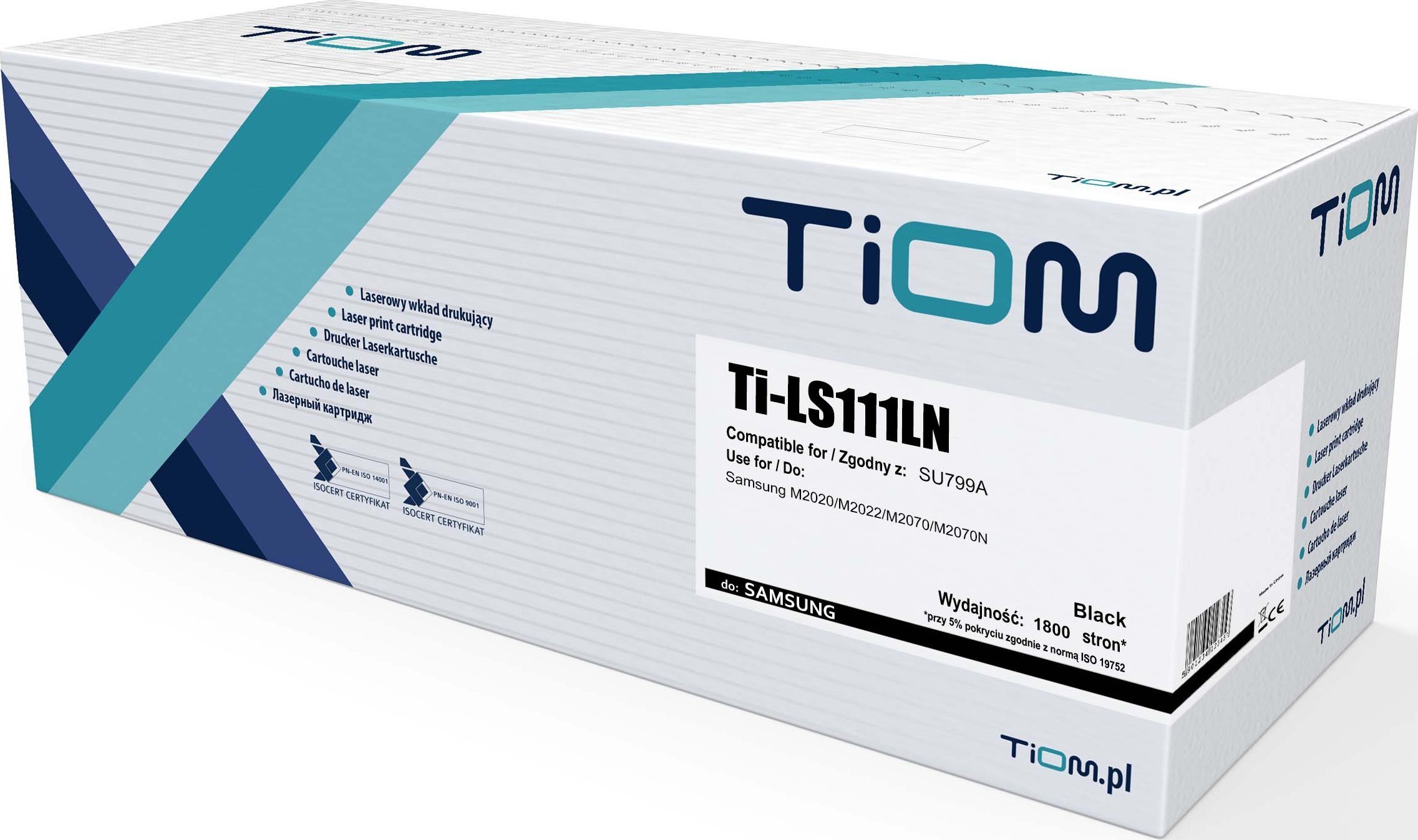 Cartuș de toner negru compatibil Tiom MLT-D111L (Ti-LS111LN)