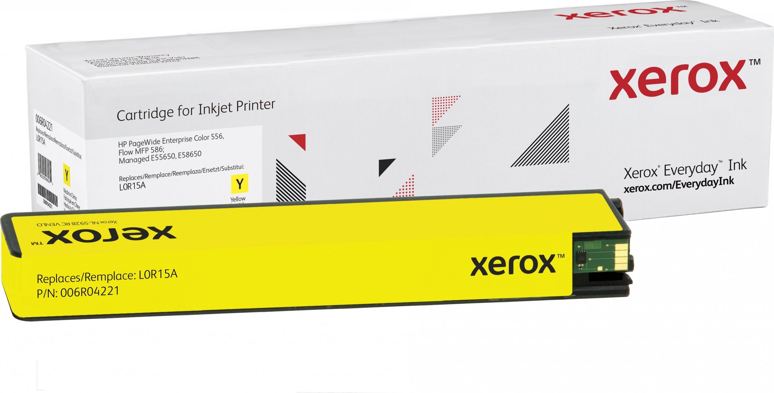 Toner Xerox Everyday - Hohe Ergiebigkeit - Gelb - kompatibel - Tonerpatrone (Alternative zu: HP L0R15A) - fur HP PageWide Enterprise Color MFP 586, PageWide Managed Color E55650