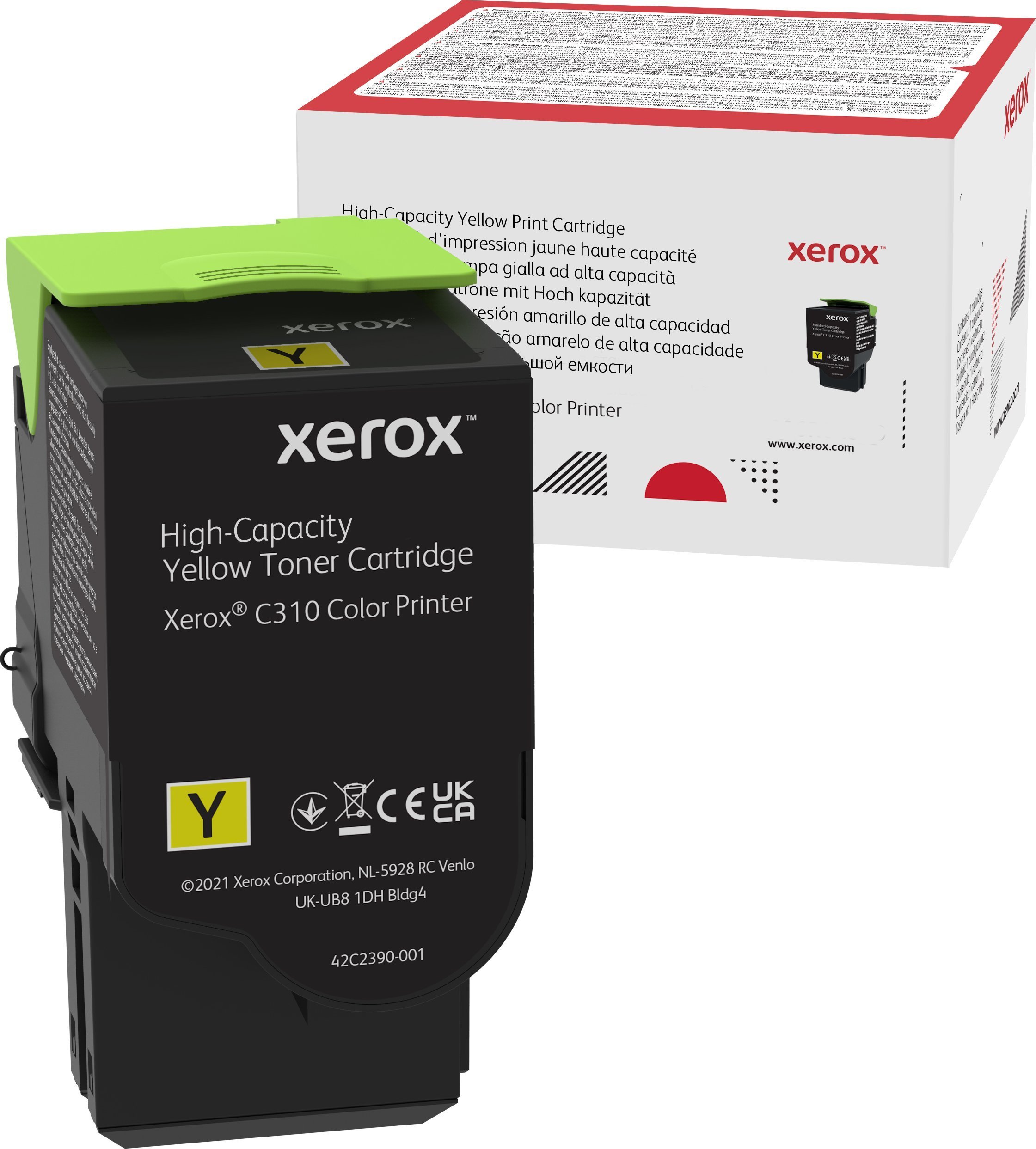 Toner Xerox Xerox - Mit hoher Kapazitat - Gelb - original - Tonerpatrone - fur Xerox C310/DNI, C310/DNIM, C310V_DNI, C315/DNI, C315V_DNI, C315V_DNIUK