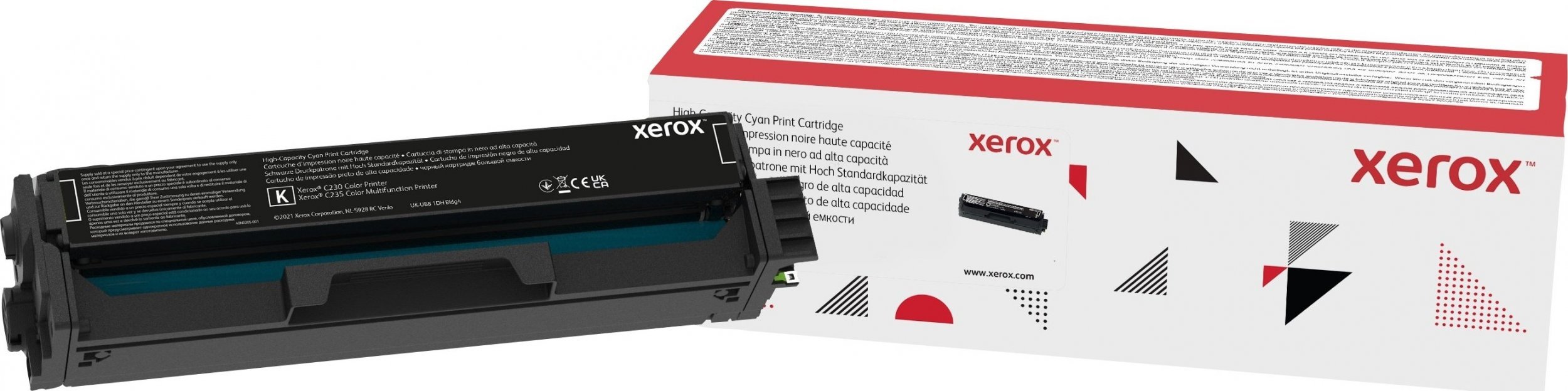 Toner Xerox Xerox - Mit hoher Kapazitat - Schwarz - original - Tonerpatrone - fur Xerox C230, C230/DNI, C230V_DNIUK, C235, C235/DNI, C235V_DNIUK