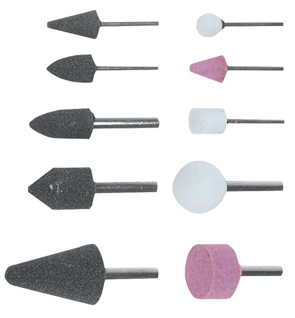 Top Tools Pietre de șlefuit cu tije 10 buc. (60H006)